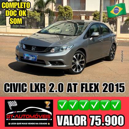 HONDA CIVIC 2.0 LXR 16V FLEX 4P AUTOMÁTICO